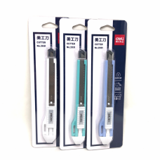 DELI 2031 鋼嘴小界刀(自動鎖) 