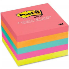 3M 654-5PK Post-it 彩色便條紙 3" x 3" - E20