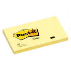 3M Post-it 黃色便條紙, 655, 3吋 x 5吋 - E9