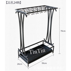 雨傘架21孔24勾 70X50X24CM