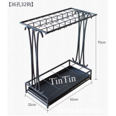 雨傘架36孔32勾 70X63X32CM