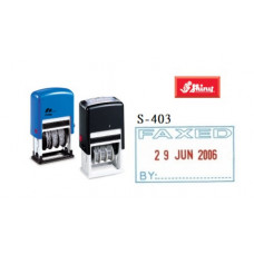 SHINY S403 "FAXED" 雙色日子印