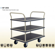 PRESTAR NF-305 日本製三層鐵板手推車(910x610mm)