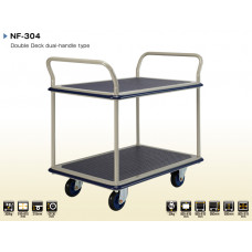 PRESTAR NF-304 日本製雙層鐵板手推車(910X610mm)