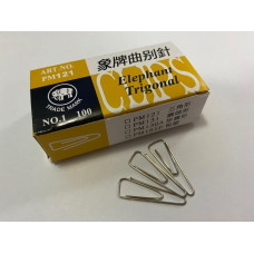 象牌三角細萬字夾 - C1