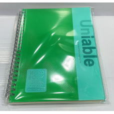  A5  透明膠面線圈簿(80頁)